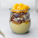 Sugar-Free Coconut Yogurt with Mango